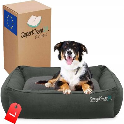 Inny producent Legowisko kanapa poduszka łóżko kojec posłanie dla psa kota VELVET grafit L Inny producent Legowisko kanapa poduszka łóżko kojec posłanie dla psa kota VELVET grafit L