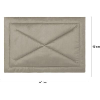Domarex Legowisko mata dla psa 45x65 Charlie Velvet beżowe jasne wodoodporne Doggy Domarex Legowisko mata dla psa 45x65 Charlie Velvet beżowe jasne wodoodporne Doggy
