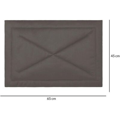 Domarex Legowisko mata dla psa 45x65 Charlie Velvet beżowe taupe wodoodporne Doggy Domarex Legowisko mata dla psa 45x65 Charlie Velvet beżowe taupe wodoodporne Doggy