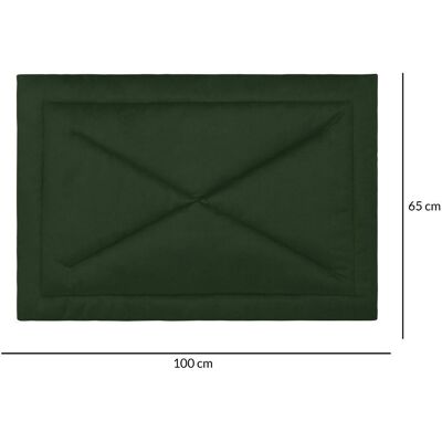 Domarex Legowisko mata dla psa 65x100 Charlie Velvet zielone Doggy Domarex Legowisko mata dla psa 65x100 Charlie Velvet zielone Doggy