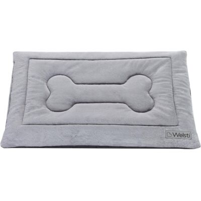 Legowisko dla psa, mata dla psa do samochodu Welsti szara futerko XL 130x90 dla dużego psa Legowisko dla psa, mata dla psa do samochodu Welsti szara futerko XL 130x90 dla dużego psa