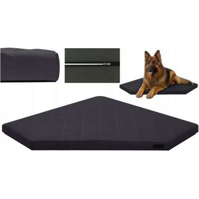 Inny producent LEGOWISKO NAROŻNE dla psa WODOODPORNE materac pianka zamek 70x70 grafit Inny producent LEGOWISKO NAROŻNE dla psa WODOODPORNE materac pianka zamek 70x70 grafit