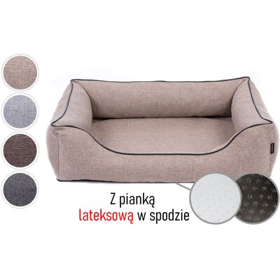 Mestizo Legowisko Z Materacem Lateksowym Kanapa Łóżko Materac Mata Dla Psa 100X75 Sofa Mallorca Orthopedic Latex Rozbieralne Antypoślizg Beżowe/Czarne Mestizo Legowisko Z Materacem Lateksowym Kanapa Łóżko Materac Mata Dla Psa 100X75 Sofa Mallorca Orthopedic Latex Rozbieralne Antypoślizg Beżowe/Czarne