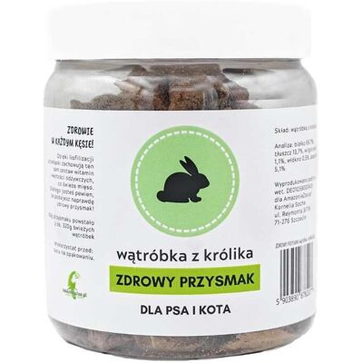 Inny producent Liofilizowana Wątróbka Z Królika 80G Dla Psa I Kota Witamina B12 Kwasy Tłuszczowe Zdrowy Przysmak Inny producent Liofilizowana Wątróbka Z Królika 80G Dla Psa I Kota Witamina B12 Kwasy Tłuszczowe Zdrowy Przysmak