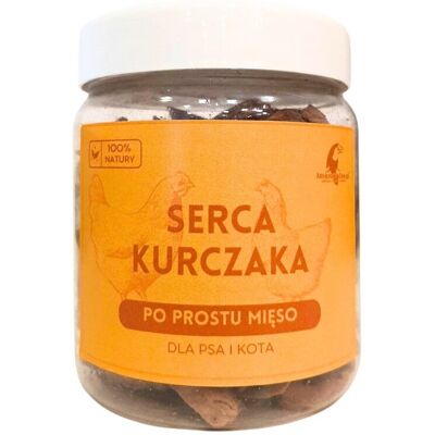 Inny producent Liofilizowane Serca Kurczaka 60G Dla Psa I Kota Fe Mg Ca Witamina B2 Zdrowy Przysmak Inny producent Liofilizowane Serca Kurczaka 60G Dla Psa I Kota Fe Mg Ca Witamina B2 Zdrowy Przysmak