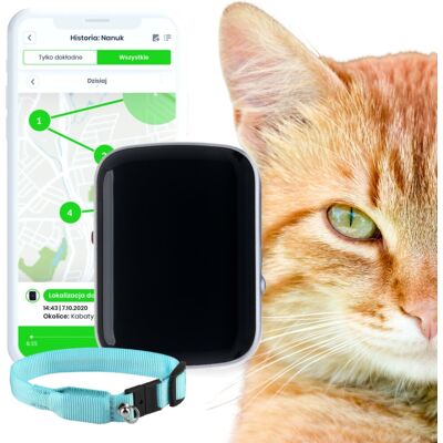 Locon Cat Wodoodporny Lokalizator GPS dla kota z wytrzymałą baterią i obrożą odblaskową Locon Cat Wodoodporny Lokalizator GPS dla kota z wytrzymałą baterią i obrożą odblaskową