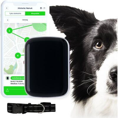 Locon Dog Wodoodporny Lokalizator GPS dla psa z wytrzymałą baterią i obrożą odblaskową Locon Dog Wodoodporny Lokalizator GPS dla psa z wytrzymałą baterią i obrożą odblaskową