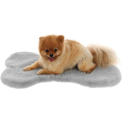 LEBURRE JASZCZUK SPÓŁKA JAWNA Luksusowa mata dywanik dla psa Petstories Furry Bone grey Rozmiar S LEBURRE JASZCZUK SPÓŁKA JAWNA Luksusowa mata dywanik dla psa Petstories Furry Bone grey Rozmiar S