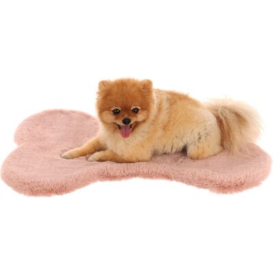 LEBURRE JASZCZUK SPÓŁKA JAWNA Luksusowa mata dywanik dla psa Petstories Furry Bone pink Rozmiar S LEBURRE JASZCZUK SPÓŁKA JAWNA Luksusowa mata dywanik dla psa Petstories Furry Bone pink Rozmiar S