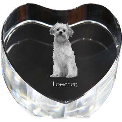 Lwi piesek, Lowchen - zdjęcie psa w krysztale, kryształowe serce, wyjątkowa ramka ze zdjęciem marki Art-Dog Lwi piesek, Lowchen - zdjęcie psa w krysztale, kryształowe serce, wyjątkowa ramka ze zdjęciem marki Art-Dog