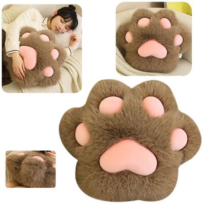 Towar Na Festyny Maskotka Poduszka Kocia Łapka Kota Beżowa 50Cm Na Dzień Dziecka Towar Na Festyny Maskotka Poduszka Kocia Łapka Kota Beżowa 50Cm Na Dzień Dziecka