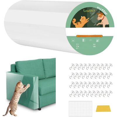 Inny producent Mata Ochronna na Meble do Drapania dla Kota 30x500 cm Duża BEZBARWNA Inny producent Mata Ochronna na Meble do Drapania dla Kota 30x500 cm Duża BEZBARWNA