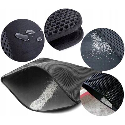 Inny producent Mata Pod Kuwetę Dla Kota Wycieraczka Podkładka Na Żwirek Duża 50X40Cm Xxl Inny producent Mata Pod Kuwetę Dla Kota Wycieraczka Podkładka Na Żwirek Duża 50X40Cm Xxl