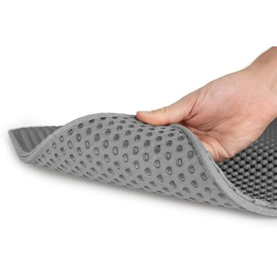 Inny producent Mata pod kuwetę L 55x75cm szara Inny producent Mata pod kuwetę L 55x75cm szara