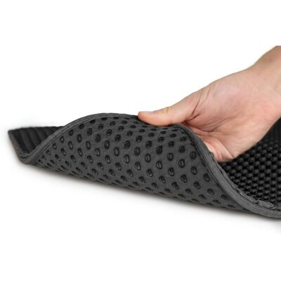 Inny producent Mata pod kuwetę M 45x60cm czarna Inny producent Mata pod kuwetę M 45x60cm czarna