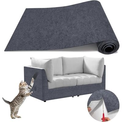 Inny producent Mata samoprzylepna dla kota do drapania mebli ciemnoszara 40x200 cm Inny producent Mata samoprzylepna dla kota do drapania mebli ciemnoszara 40x200 cm