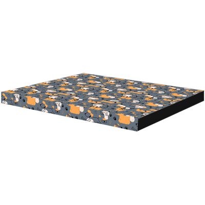 Arco Design Materac ortopedyczny dla psa ORTO XL 80×55×7 cm – nadruk Grey Dogs, pianka memory, wodoodporny pokrowiec, Bertoni Arco Design Materac ortopedyczny dla psa ORTO XL 80×55×7 cm – nadruk Grey Dogs, pianka memory, wodoodporny pokrowiec, Bertoni