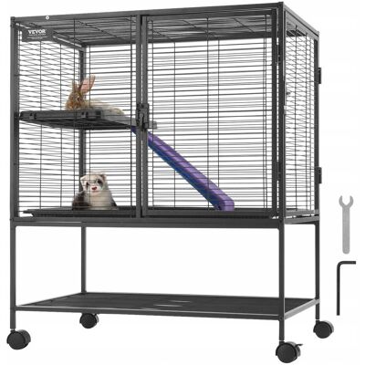 Vevor Metalowa Klatka dla Małych Zwierząt 92 cm Vevor Metalowa Klatka dla Małych Zwierząt 92 cm