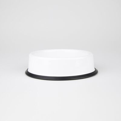 Emalco Enamelware Miska emaliowana biała dla psa. kota Emalco Enamelware Miska emaliowana biała dla psa. kota