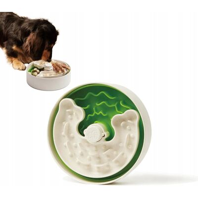 Inny producent Miska spowalniająca jedzenie dla psa 1L 19cm zielona Inny producent Miska spowalniająca jedzenie dla psa 1L 19cm zielona