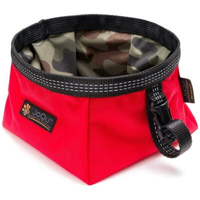 Miska turystyczna dla dużego psa JoQu® Walk Bowl czerwona Miska turystyczna dla dużego psa JoQu® Walk Bowl czerwona