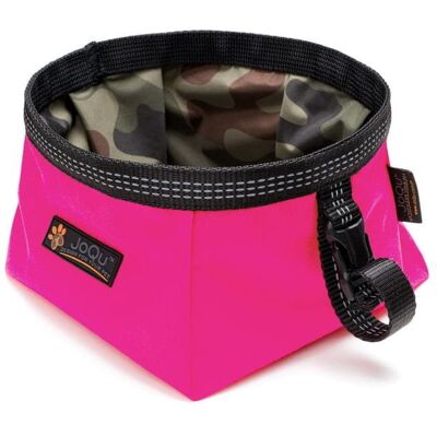 Miska turystyczna dla małego psa JoQu® Walk Bowl różowa Miska turystyczna dla małego psa JoQu® Walk Bowl różowa