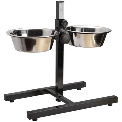 Inny producent Miski na stojaku regulowanym 2x1,8L średnica 21cm Inny producent Miski na stojaku regulowanym 2x1,8L średnica 21cm