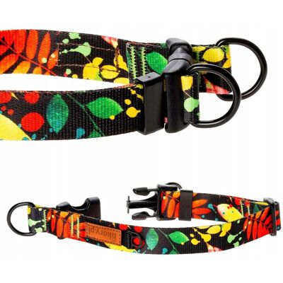 MOCNA OBROŻA dla dużego psa mastif rottweiler SZEROKA XL 30 mm Ukory CZARNA MOCNA OBROŻA dla dużego psa mastif rottweiler SZEROKA XL 30 mm Ukory CZARNA