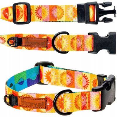 MOCNA OBROŻA dla PSA 20 mm REGULOWANA 30-36 cm S / M ŻÓŁTA SŁOŃCE uKory MOCNA OBROŻA dla PSA 20 mm REGULOWANA 30-36 cm S / M ŻÓŁTA SŁOŃCE uKory