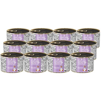 Mokra karma dla kota Natural Taste Kaczka Dziwaczka – danie z kaczki zestaw 12 x 185 g Mokra karma dla kota Natural Taste Kaczka Dziwaczka – danie z kaczki zestaw 12 x 185 g