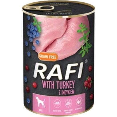 Rafi Adult Indyk Jagody i Żurawina - 24x400g Rafi Adult Indyk Jagody i Żurawina - 24x400g