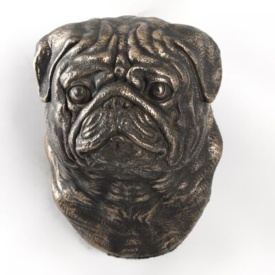 Rzeźba psa Mops od Art-Dog Busto wisząca unikalna dekoracja Rzeźba psa Mops od Art-Dog Busto wisząca unikalna dekoracja