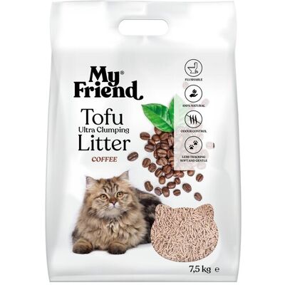 Inny producent My Friend zTofu Żwirek dla kota brylający Kawowy 7,5 kg 2mm (18 litrów) Inny producent My Friend zTofu Żwirek dla kota brylający Kawowy 7,5 kg 2mm (18 litrów)
