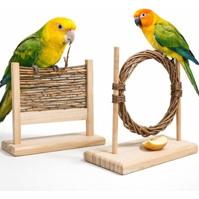 Greenwood Natural Play Set dla papug - zabawka naturalna dla papug Greenwood Natural Play Set dla papug - zabawka naturalna dla papug