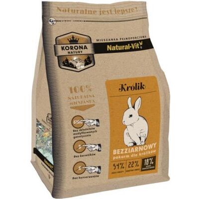 NATURAL-VIT Korona Natury Mieszanka pełnoporcjowa dla królików NATURAL-VIT Korona Natury Mieszanka pełnoporcjowa dla królików