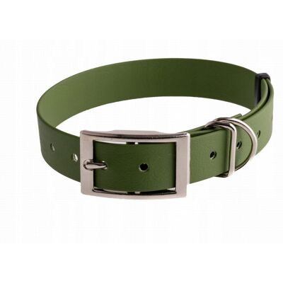 Obroża BioThane 4WILD 25mm 28-38cm - Oliwka Obroża BioThane 4WILD 25mm 28-38cm - Oliwka