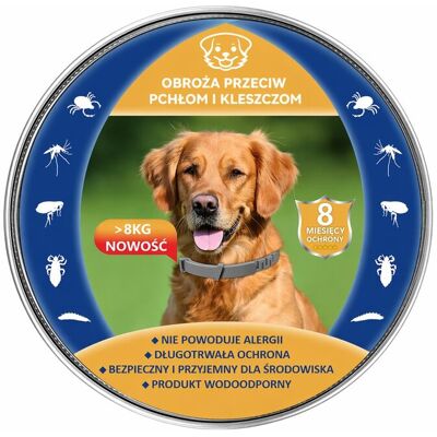 Inny producent OBROŻA DLA PSA NA PCHŁY KLESZCZE UNIWERSALNA Inny producent OBROŻA DLA PSA NA PCHŁY KLESZCZE UNIWERSALNA