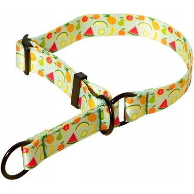 KoloroweŁapki OBROŻA DLA PSA PÓŁZACISKOWA PÓŁZACISK KOLOROWA OWOCE S 30-45cm KoloroweŁapki OBROŻA DLA PSA PÓŁZACISKOWA PÓŁZACISK KOLOROWA OWOCE S 30-45cm