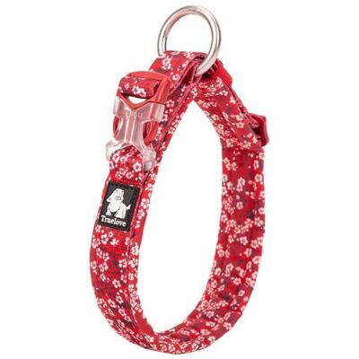 Obroża dla psa Truelove Blossom czerwono-biała XXXL (60-65 cm) Obroża dla psa Truelove Blossom czerwono-biała XXXL (60-65 cm)
