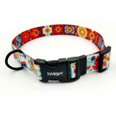 Psiakrew - Winter Folk - Szerokość 2,5 cm - Obwód szyi 34-54 cm - Collar Psiakrew - Winter Folk - Szerokość 2,5 cm - Obwód szyi 34-54 cm - Collar