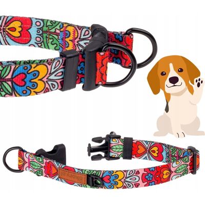 OBROŻA double lock DLA SILNEGO dużego PSA bokser doberman L/XL 30 mm Ukory OBROŻA double lock DLA SILNEGO dużego PSA bokser doberman L/XL 30 mm Ukory