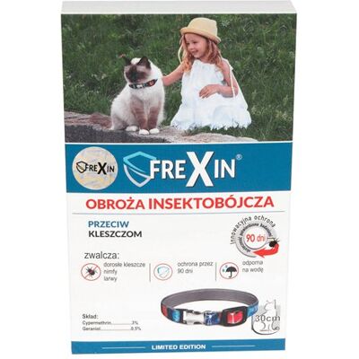 Laboratorium Organiczne Obroża insektobójcza FreXin dla kota 30 cm Laboratorium Organiczne Obroża insektobójcza FreXin dla kota 30 cm