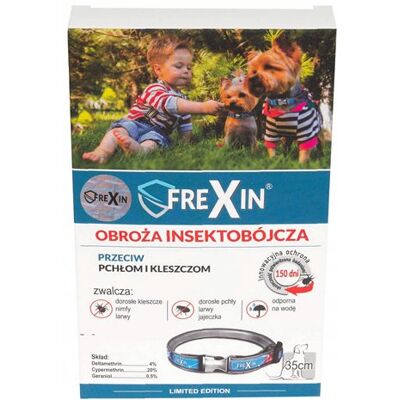 Laboratorium Organiczne Obroża insektobójcza FreXin dla psa 35 cm Laboratorium Organiczne Obroża insektobójcza FreXin dla psa 35 cm