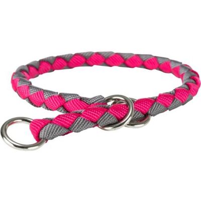 Trixie Obroża Pleciona Dławik Cavo 12Mm S Fuchsia/Gray Trixie Obroża Pleciona Dławik Cavo 12Mm S Fuchsia/Gray