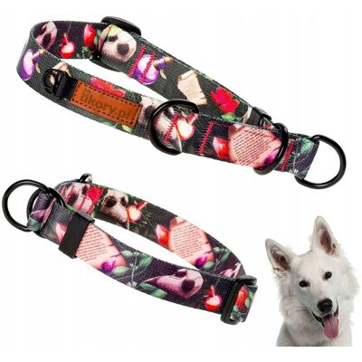 OBROŻA PÓŁZACISKOWA dla PSA 25 mm M / L REGULOWANA 32-43cm KOLOROWA uKory OBROŻA PÓŁZACISKOWA dla PSA 25 mm M / L REGULOWANA 32-43cm KOLOROWA uKory