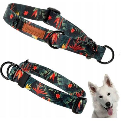 Obroża PÓŁZACISKOWA dla psa Dwustronna 30 mm L/XL 42- 62 cm uKory KOLOROWA Obroża PÓŁZACISKOWA dla psa Dwustronna 30 mm L/XL 42- 62 cm uKory KOLOROWA