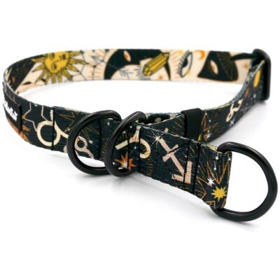 Obroża półzaciskowa Zodiak Psiakrew szeroka na 2,5 cm, dla średnich i większych psów, czarne okucia-L/XL Obroża półzaciskowa Zodiak Psiakrew szeroka na 2,5 cm, dla średnich i większych psów, czarne okucia-L/XL