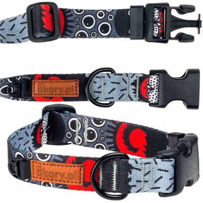 OBROŻA REGULOWANA 45-60 cm dla DUŻEGO PSA XL 30 mm OWCZAREK LABRADOR uKory OBROŻA REGULOWANA 45-60 cm dla DUŻEGO PSA XL 30 mm OWCZAREK LABRADOR uKory
