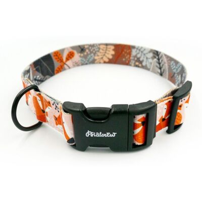 Psiakrew Obroża Regulowana dla Psa Lisiczka szeroka na 3 cm dla średnich i dużych psów-XXXL 46-58 cm Psiakrew Obroża Regulowana dla Psa Lisiczka szeroka na 3 cm dla średnich i dużych psów-XXXL 46-58 cm