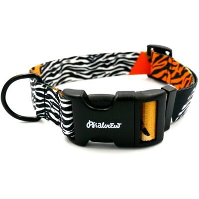Psiakrew Obroża Regulowana dla Psa Wild Animals szeroka na 3 cm dla średnich i dużych psów-XXL 38-52 cm Psiakrew Obroża Regulowana dla Psa Wild Animals szeroka na 3 cm dla średnich i dużych psów-XXL 38-52 cm
